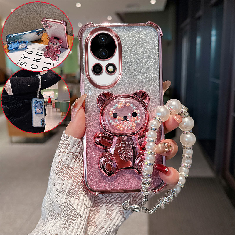 Cute Bear Cartoon Holder Pearl - Huawei Nova 12 review and price